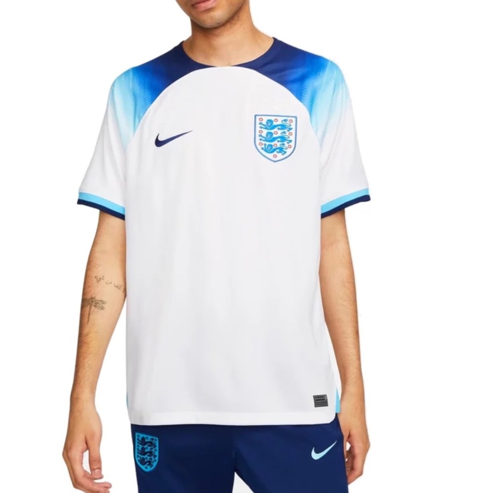 Nike England Soccer Jersey Large White Football Club‎ New With Tags